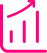 synapse bar line graph and arrow up red icon