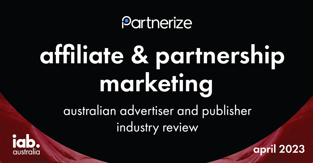 View of Australian Affiliate Marketing Industry Review 2023 | Research | Partnerize